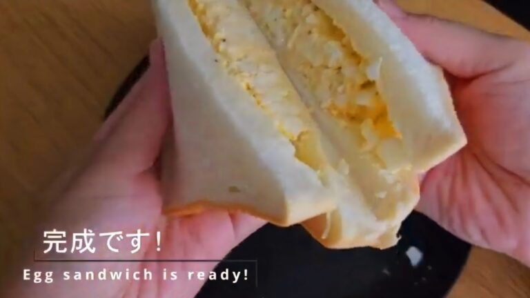 ふわふわたまごサンドの作り方🌝