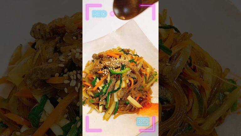 チャプチェ【作り置き】4人分 #常備菜 #副菜 #業務スーパー #日本 #shorts