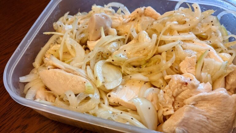 玉ねぎレシピ　究極の鶏ムネ漬け　【玉ねぎチキン】の作り方