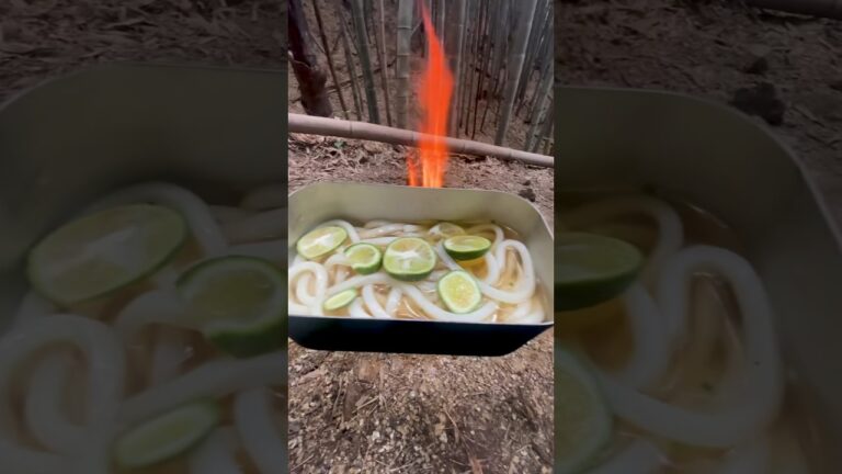 熱々のすだちうどんレシピ