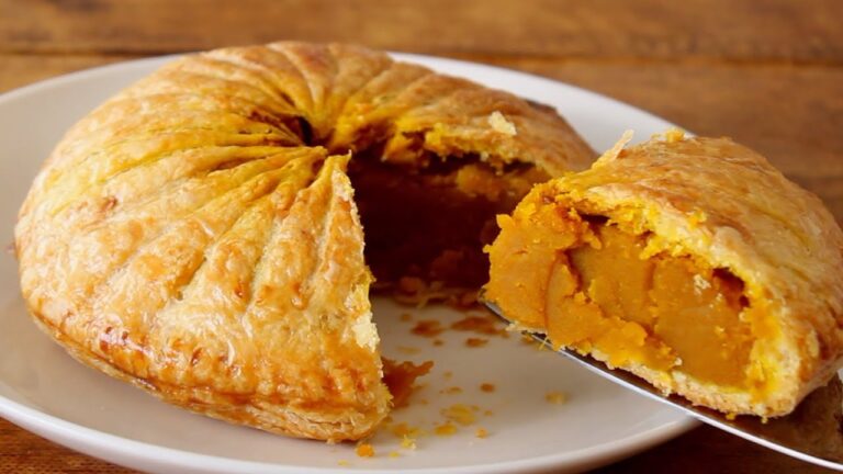 かぼちゃパイのレシピ Pumpkin pie recipe