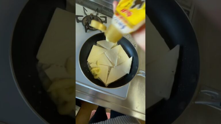 貧乏飯リターンズ　40円の豆腐のみのおかず