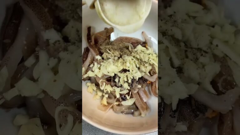 即席おつまみ！イカの酒盗レモン🍋#shorts