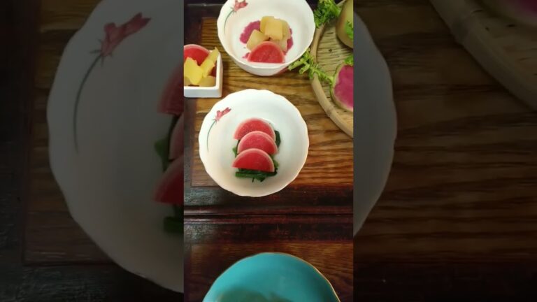 紅芯大根の簡単な食べ方