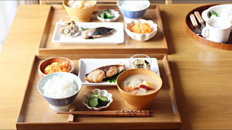 ちょっと失敗、ぶりの照り焼きで朝ごはん【和食朝食メニュー・子供ごはん】