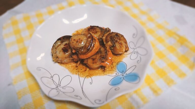 ホタテのバター醤油【料理】