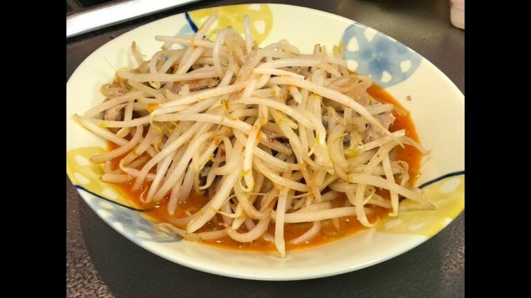 豚モヤシ炒め　豆板醤とすり胡麻風味 （坦々風）　ちょっと辛いよ