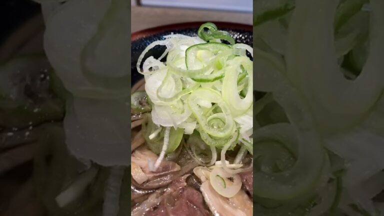 そば処 つる福 | 冷たい肉そば | 蕎麦 #山形グルメ