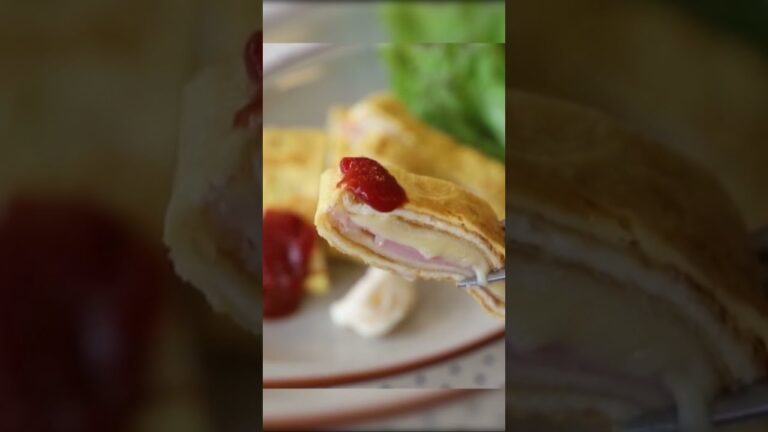 お揚げで朝ごはんにもクロックムッシュ Fujino's deep-fried tofu croque-monsieur  京都 お揚げ 油揚げレシピ #Shorts