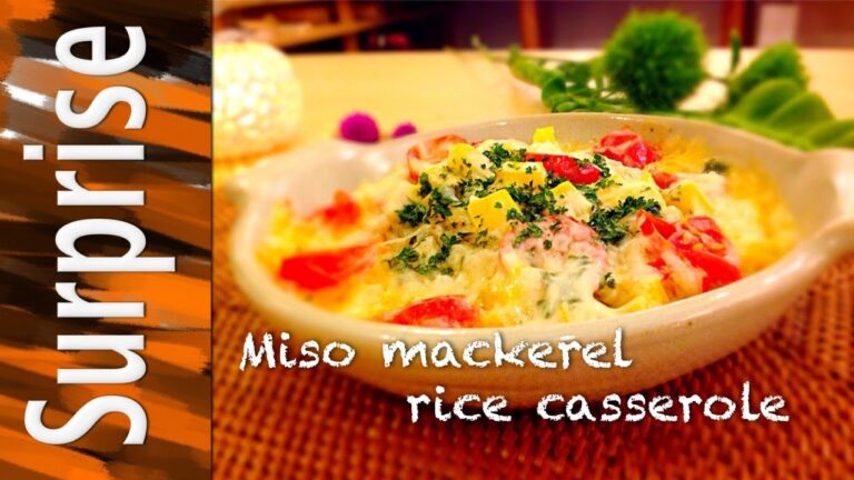 Tasty Surprise Vol.3 サバ味噌缶ドリア【Miso mackerel rice casserole】