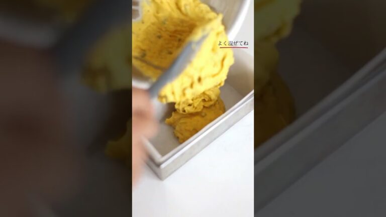 ふんわり♪簡単かぼちゃケーキ #shorts