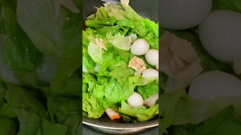 中華丼風レタス🥬#shorts