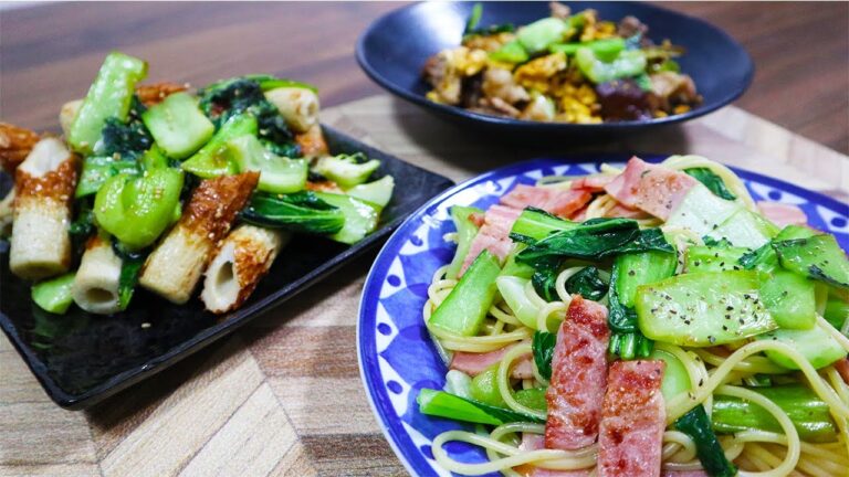 【チンゲン菜レシピ】料理初心者でも作れる簡単レシピ！