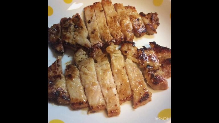 ご飯が進みすぎるおかず。豚ロースの味噌漬け。