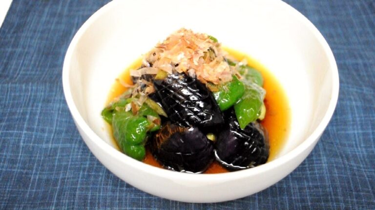 簡単！なす・ピーマンの揚げびたし