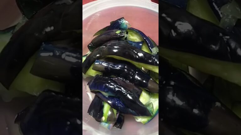 茄子の漬物🍆美味しすぎる🥢#茄子#漬物#ショート