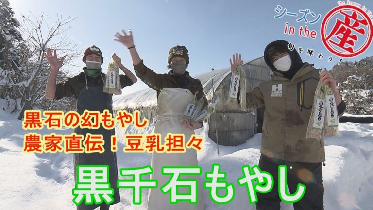 シーズンinthe産「黒千石もやし」【農家直伝！豆乳坦々もやし】Vol.62