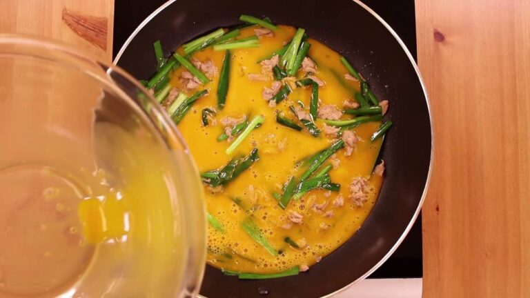 キリンレシピノート　ツナ入りにら玉