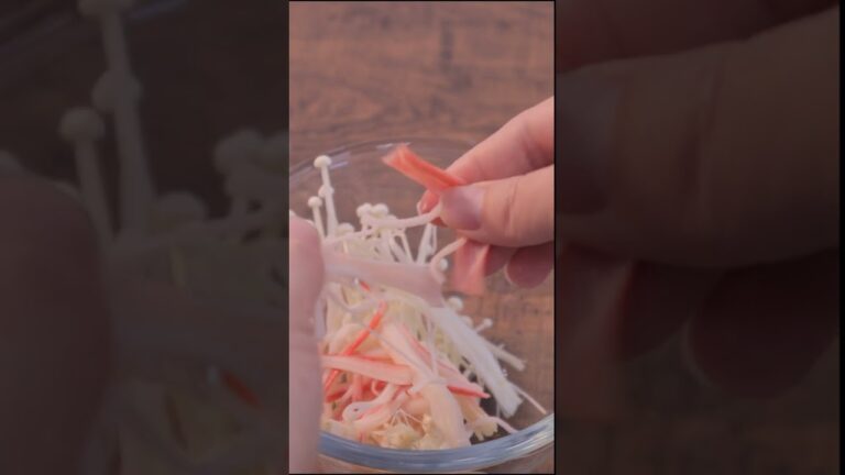 ＼包丁なしかんたん夜食／豆腐たまごあんかけ#shorts