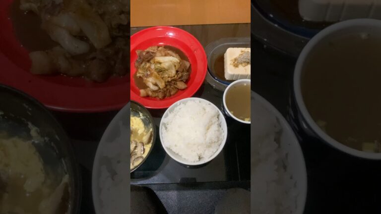 水っぽくなく仕上がった白菜の回鍋肉を食べる！！
