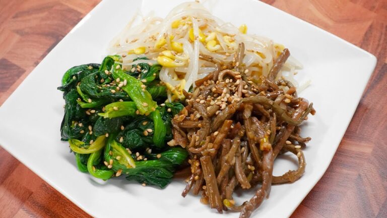 焼肉店でよく見かける料理！３色ナムルを作ってみた！