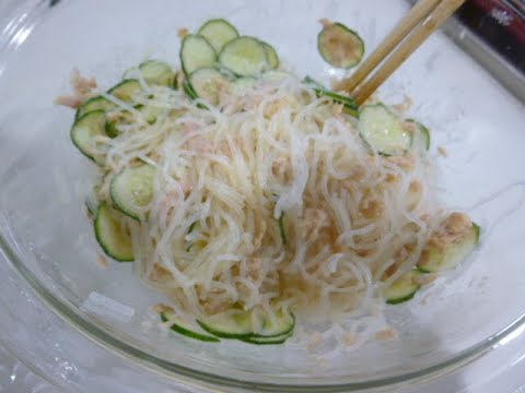 【レシピ】春雨サラダ×ツナマヨネーズ