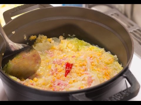 【阪急百貨店】春キャベツとレンズ豆のスープ レシピ