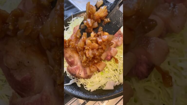 【食べる玉ねぎダレ】チャーシューに乗せて #shorts