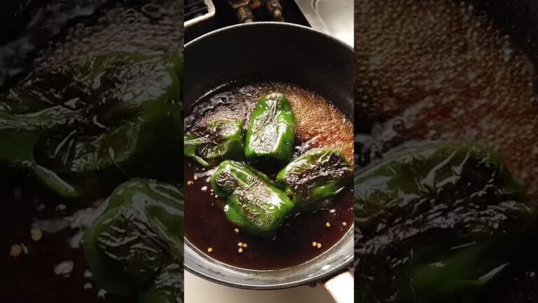 丸ごとピーマンの煮物（炒め煮）の作り方／ピーマンレシピ／ばあちゃんの料理教室 #Shorts