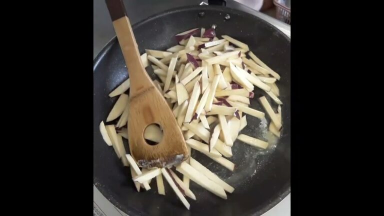 【さつまいも】　さつまいものバターきんぴら　やみつきレシピ　さつまいも簡単レシピ