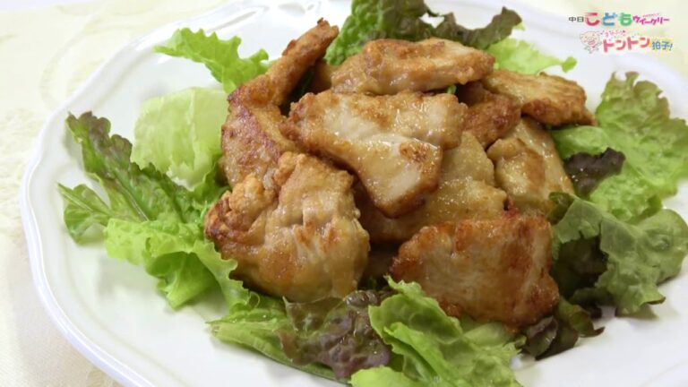 少ない油でヘルシーに！マグロの竜田揚げ