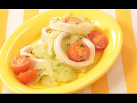 いかとセロリのマリネ