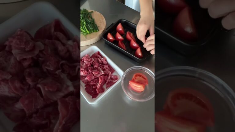 15分で食卓へ【グリラーでトマトすき煮】 #shorts