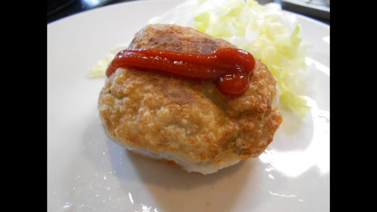 今が旬、さといもバーグ