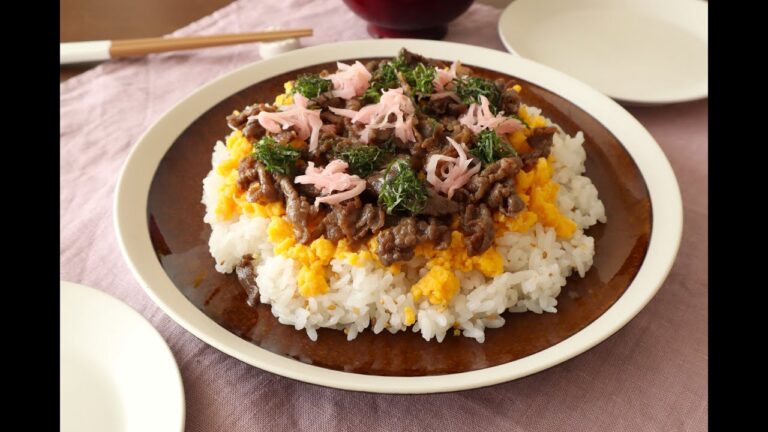 常備菜で作る！牛しぐれ煮のちらし寿司