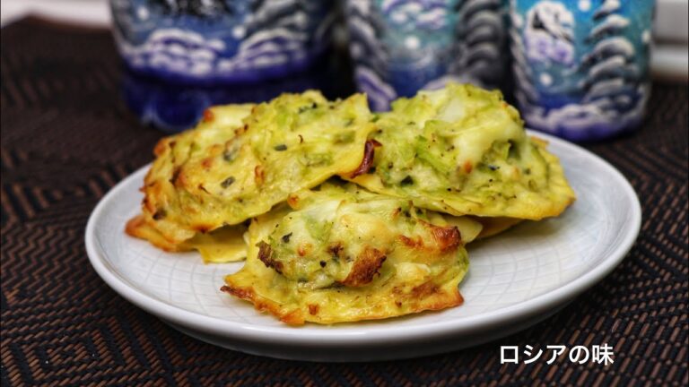 キャベツのパンケーキの作り方。ロシアの味。