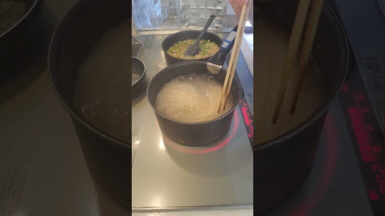 【休日のお昼ご飯】つけ麺風そうめん