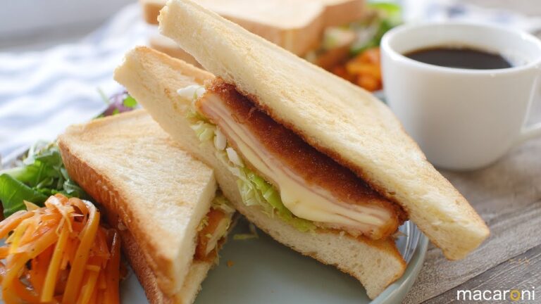 とろ〜りチーズが溢れ出す！ ミルフィーユ ハム カツ サンド のレシピ 作り方