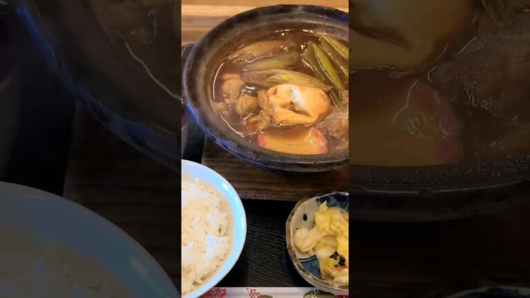 【かもがた】名古屋コーチンの味噌煮込みうどん&ざる蕎麦定食［豊田の穴場うどん屋］