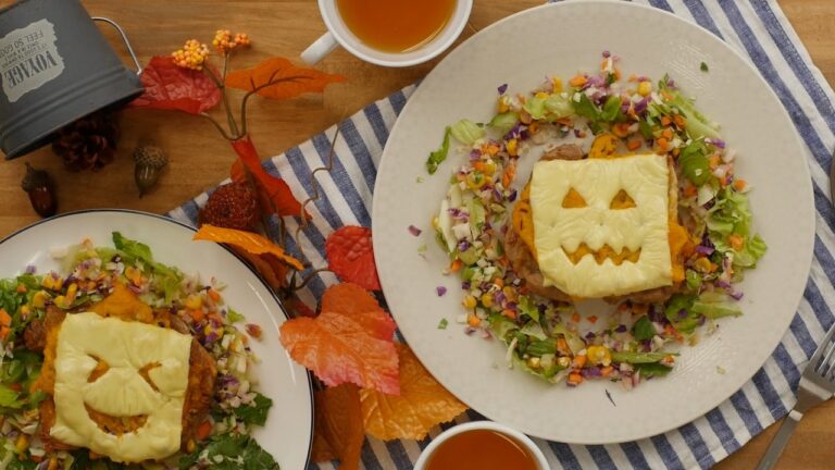 ハロウィンの主役！「かぼちゃのチキンステーキ」の作り方