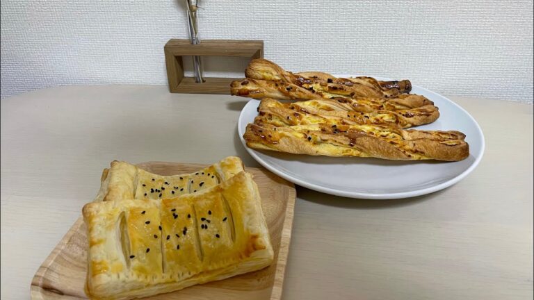 [Home Baking] 冷凍パイシートで簡単に作るスイートポテトパイ🍠