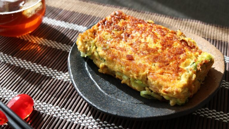 Miso & Green Onion Omelette ネギ味噌卵焼きの作り方