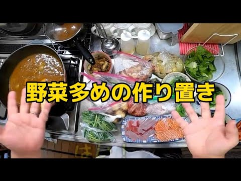 【3倍速】野菜たくさん時短節約作り置き　