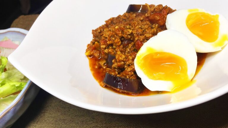 スパイスから作る！ナスのキーマカレー - Eggplant Keema Curry Recipe