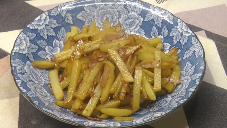 じゃがいもとベーコンのきんぴら風炒め