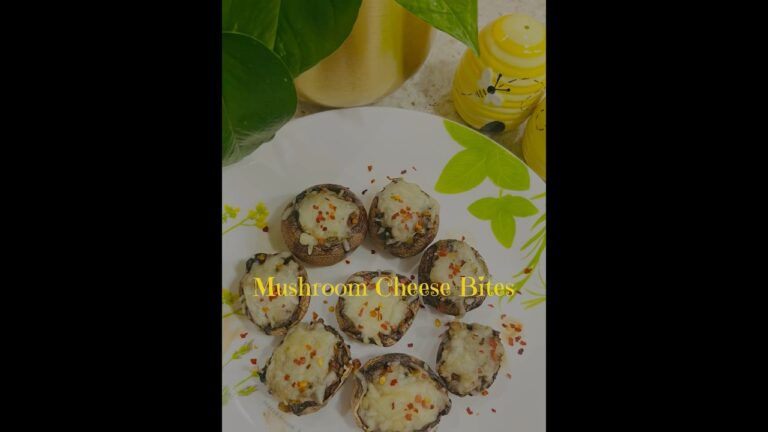 Mushroom Cheese Bites
