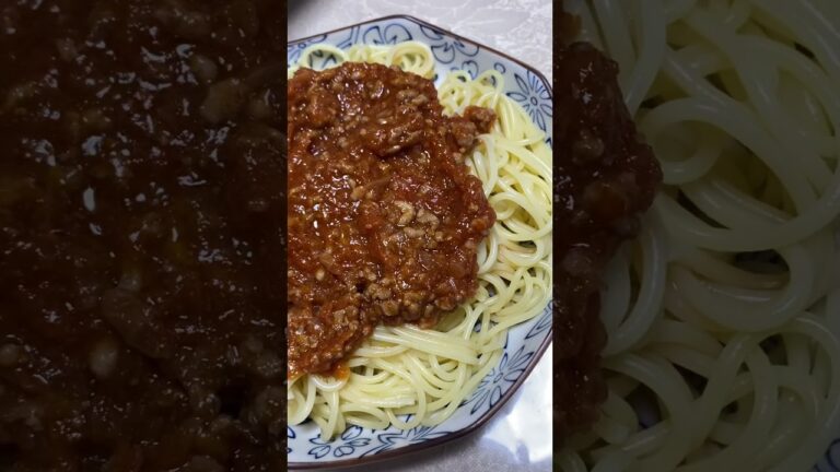 ミートソーススパゲティ【おうちランチ】
