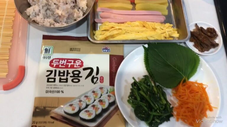 【韓国料理】誰にでも簡単に作れる韓国料理《キンパ(김밥)》