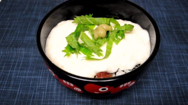 簡単！まぐろの山かけ丼