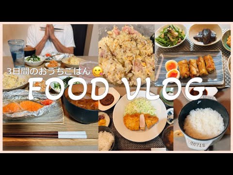 食事vlog┋お正月で重くなった身体をリセット🌬️3日間の夜ごはん記録😋おつまみポテサラのご紹介🥣🥔